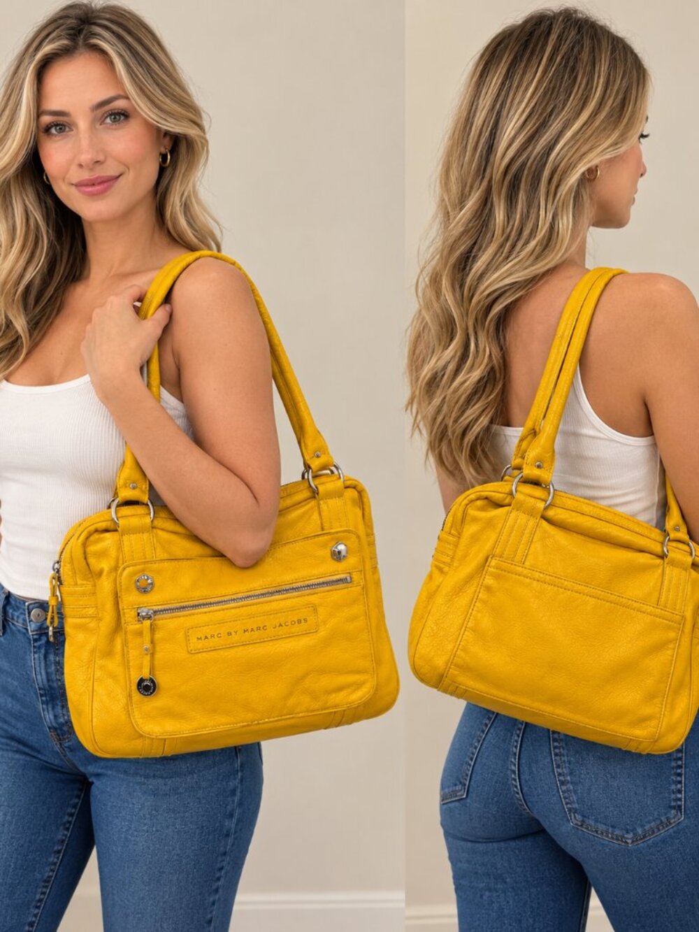 MARC by Marc Jacobs Leather Satchel/Shoulder Bag